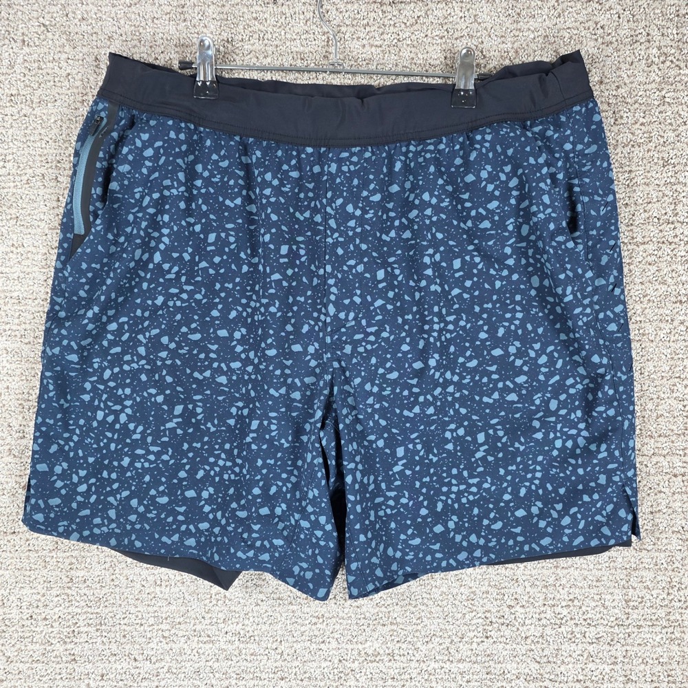 Ten Thousand The Interval Short Mens XXL 7" Blue Athletic Training‎ Lined
